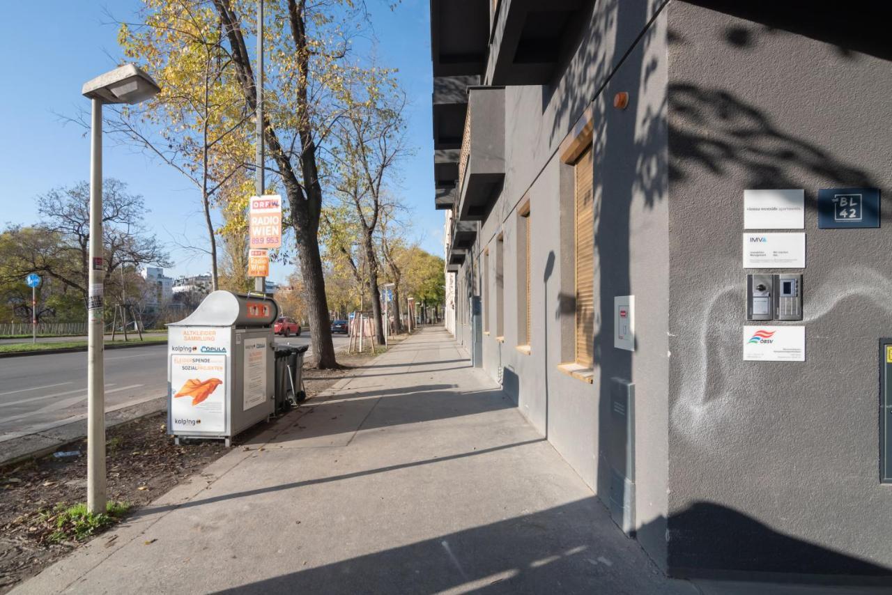 An Der Donau, 10 Minuten Ins Zentrum, Klimaanlage Wina Bagian luar foto